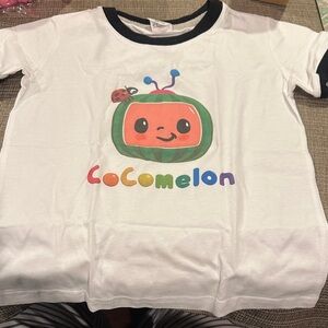 CoComelon White T-Shirt with Black Trim